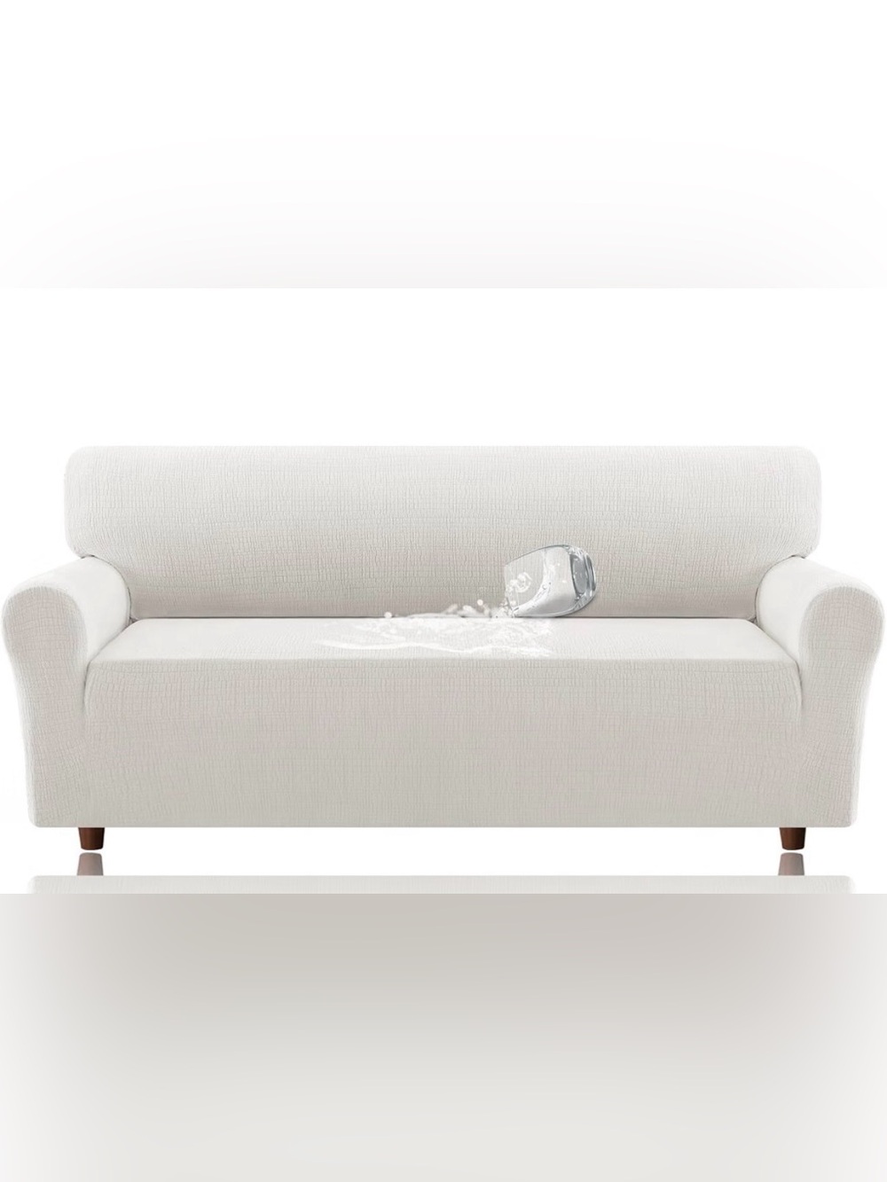 Sofa Slipcover with Waterproof Seat Furniture Protector (Sofa XL, Pale Oak)